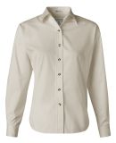 FeatherLite 5283 Women's Long Sleeve Stain-Resista in Stone/ sandalwood