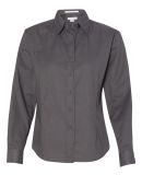 FeatherLite 5283 Women's Long Sleeve Stain-Resista in Heathered charcoal