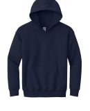 Gildan G185B Youth Hooded Sweatshirt 7.75 oz. Heav in Navy