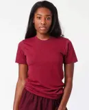Los Angeles Apparel TR01 Tri-blend Tee Tri-Cranberry