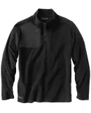 DRI DUCK 7345 Interval DDX Quarter-Zip Nano-Fleece Black/ Charcoal