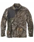 DRI DUCK 7345 Interval DDX Quarter-Zip Nano-Fleece Realtree Xtra/ Charcoal