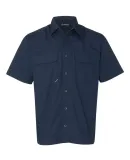 DRI DUCK 4463 Utility Short Sleeve Ripstop Shirt Deep Blue