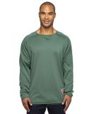 Rawlings 9705 Long Sleeve Flatback Mesh Fleece Pul FOREST GREEN