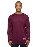 Rawlings 9705 Long Sleeve Flatback Mesh Fleece Pul MAROON