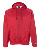 Rawlings 9728 Hooded Full-Zip Wind Jacket Red