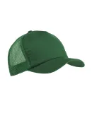 BX010 Big Accessories 5-Panel Twill Trucker Cap FOREST