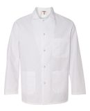 Chef Designs 0406 Gripper Front Short Butcher Coat in White