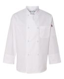 Chef Designs 0414 Eight Knot Button Chef Coat with in White