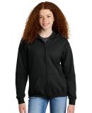 Gildan G186B Youth Full-Zip Hood Sweatshirt 7.75 o in Black