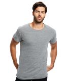 US Blanks US3400 Men's 4.9 oz. Triblend Skater Tee in Tri grey