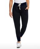 US Blanks US871 Ladies' French Terry Sweatpant in Tri navy