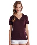 US Blanks US228OD Ladies' 5.2 oz. Short-Sleeve Tri Cranberry