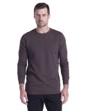 US Blanks US2900 Men's 5.8 oz. Long-Sleeve Thermal in Brown