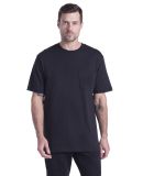 US Blanks US3017 Men's 5.4 oz. Tubular Workwear Te in Black