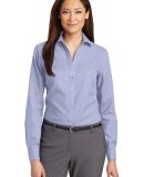 Red House RH77  Ladies Non-Iron Diamond Dobby Shir Dress Shr Blue