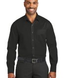 Red House RH80  Slim Fit Non-Iron Twill Shirt Black