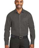 Red House RH80  Slim Fit Non-Iron Twill Shirt Grey Steel