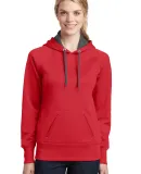 Sport Tek LST250 Sport-Tek Ladies Tech Fleece Hood True Red