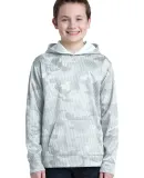 Sport Tek YST240 Sport-Tek Youth Sport-Wick CamoHe in White