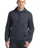 Sport Tek ST290 Sport-Tek Repel Fleece Hooded Pull in Graphite grey