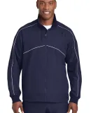 Sport Tek JST83 Sport-Tek Shield Ripstop Jacket in True navy/wht