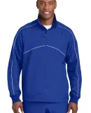 Sport Tek JST83 Sport-Tek Shield Ripstop Jacket in True royal/wht