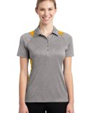 Sport Tek LST665 Sport-Tek® Ladies Heather Colorb in Vnt he/gold