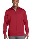 Sport Tek ST241 Sport-Tek Sport-Wick Fleece Full-Z in Deep red