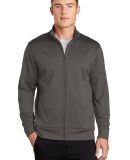 Sport Tek ST241 Sport-Tek Sport-Wick Fleece Full-Z in Irongrey