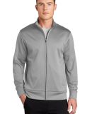 Sport Tek ST241 Sport-Tek Sport-Wick Fleece Full-Z in Silver