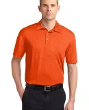 Sport Tek ST660 Sport-Tek Heather Contender Polo Deep Orange HR