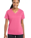 Sport Tek LST340 Sport-Tek Ladies PosiCharge Racer Bright Pink