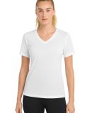 Sport Tek LST340 Sport-Tek Ladies PosiCharge Racer in White