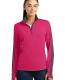 Sport Tek LST861 Sport-Tek Ladies Sport-Wick Textu Pink Ras/Ir Gy