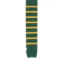 Sport Tek STA03 Sport-Tek Striped Arm Socks Forest Grn/Gld