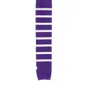 Sport Tek STA03 Sport-Tek Striped Arm Socks Purple/White