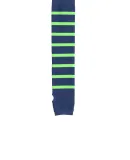 Sport Tek STA03 Sport-Tek Striped Arm Socks Team Ny/Fsh Gn