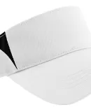 Sport Tek STC13 Sport-Tek Dry Zone Colorblock Viso in White/black