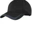 Sport Tek STC24 Sport-Tek Pique Colorblock Cap in Black/graphite