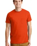 GILDAN 8300 5.6 oz. Ultra Blend® 50/50 Pocket T-S in Orange