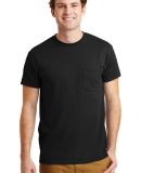 GILDAN 8300 5.6 oz. Ultra Blend® 50/50 Pocket T-S in Black