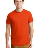 GILDAN 8300 5.6 oz. Ultra Blend® 50/50 Pocket T-S in Orange