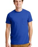 GILDAN 8300 5.6 oz. Ultra Blend® 50/50 Pocket T-S in Royal