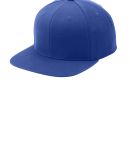 Sport Tek STC19 Sport-Tek® Flat Bill Snapback Cap in Tr roy
