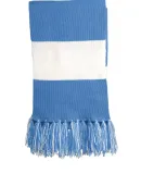 Sport Tek STA02 Sport-Tek Spectator Scarf in Carolina bl/wh