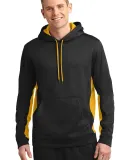 Sport Tek ST235 Sport-Tek Sport-Wick Fleece Colorb Blk/Gold