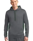 Sport Tek ST235 Sport-Tek Sport-Wick Fleece Colorb Dk Smk Gry/For