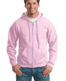 Gildan 18600 7.75 oz. Heavy Blend 50/50 Full-Zip H in Light pink