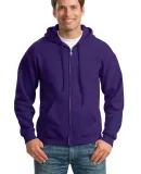 Gildan 18600 7.75 oz. Heavy Blend 50/50 Full-Zip H in Purple